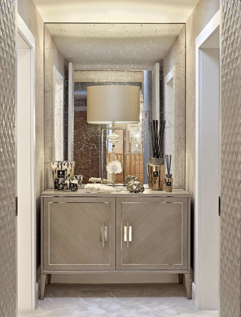 Glamorous Interior Design by Hill House Interiors and installed by Spring Box